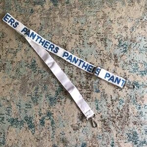 Beaded Purse Strap - Panthers